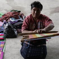 mayan weaver in Guatemala