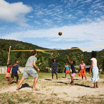 Students in Fiji