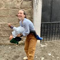 Childcare volunteering with IVHQ