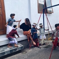 Childcare volunteering with IVHQ