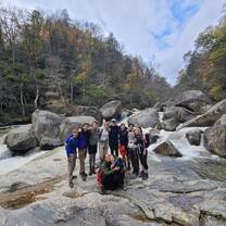 Day trip hike down to The Narrows (famously known for the Green River Race)