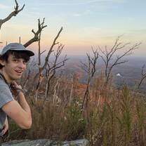 Ethan on capstone 5-day backpack in the Foothills