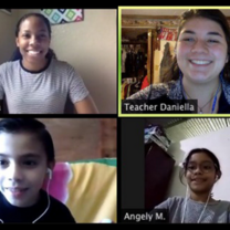 Lead Teachers with English Students 