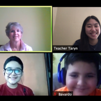 Lead Teachers with English Students 