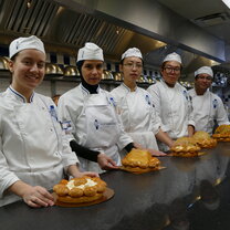 Students in the kitchen during Cuisine Diploma program at Le Cordon Bleu Students in the kitchen during Cuisine Diploma program at Le Cordon Bleu