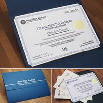 Hard copy certificate