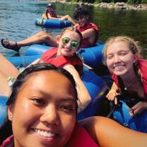 Floating down Snoqualmie River