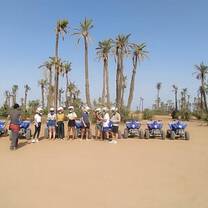 Lankey students enjoying a quad bike ride in Marrakech, Morocco 