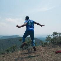 Hiking in the nearby hills