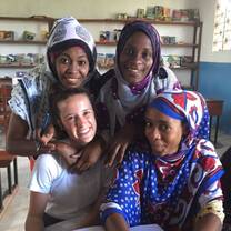 Wome-only education class in Kairo community