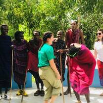 Cultural immersion with Maasai tribe