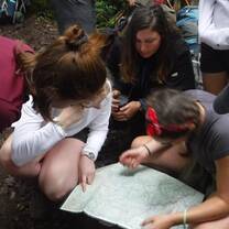 Backcountry navigation during first backpack