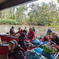 Five-day French Broad River thru-paddle 