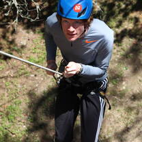 Learning to rappel at camp