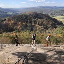 Anchor building lessons at Gilbert's Rock