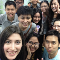 TEFL teacher with students