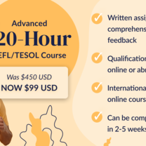 Dux TEFL Advanced 120-Hour TEFL/TESOL Course