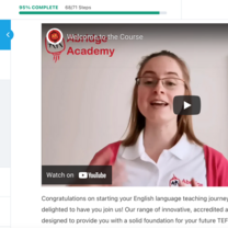 Self-paced online learning platform