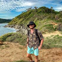 man posing for photograph Thailand