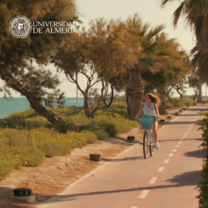 Bike lane along the coast