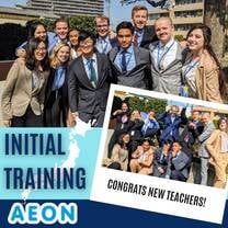 All teachers receive at least 1 week of Initial Training with AEON