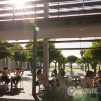 Outside Centro de Lenguas classrooms