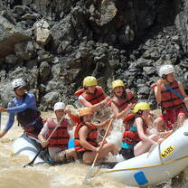 Whitewater rafting in Costa Rica
