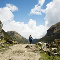 Trekking in the Andes