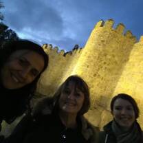 Students visiting Ávila