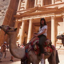 CET students visiting Petra
