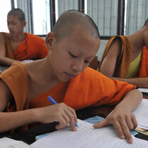 Teaching English to Buddhist Monks
