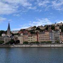 Lyon, France - River view