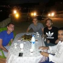 Dinner in a spot after a walking day