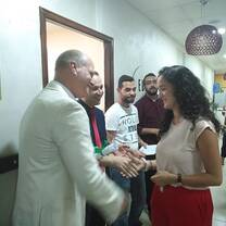 Certificates Ceremony after passing the final international exam