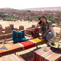 Lankey's ambassador Alyssa having spending her time in Moroccan's Sahara.
