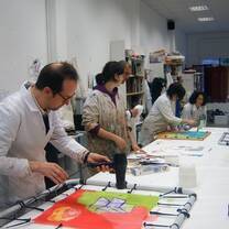 Volunteers at the Art Therapy Project in Bilbao