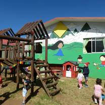 Children playing outside in Costa Rica