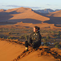 Namibian desert landscape