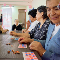 Elderly People at the Social Work Project 