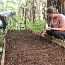 Volunteers at the Nature Conservation Project