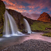 Iceland Landscape Waterfall