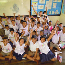 Happy Children in one of our Projects