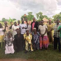 Group photo after training in Business skills