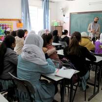 English at a local Palestinian school in Hebron 