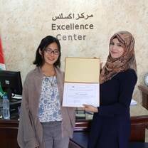 Certificate of completion to one of our intern 