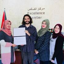 Certificate of appreciation to one of our English teacher 