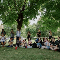 Orientation day in the park, Ottawa, 2021