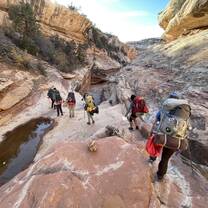Traveling School students explore Utah canyons