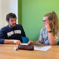 Studying German while teaching English in Germany 