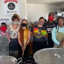 Working the soup kitchen